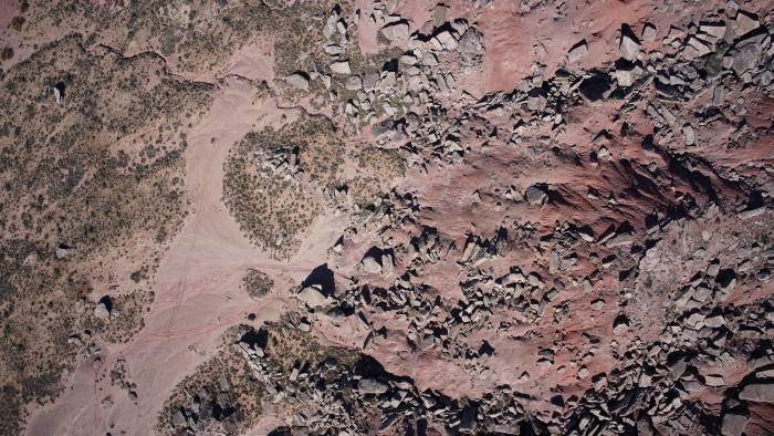 Sony RX1RII image of the Petrified Forest National Park taken from a UAS