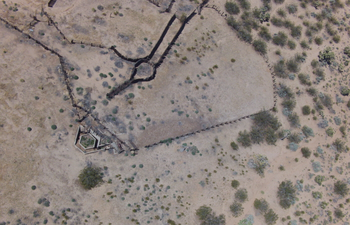 GoPro still image of the study site taken from a UAS