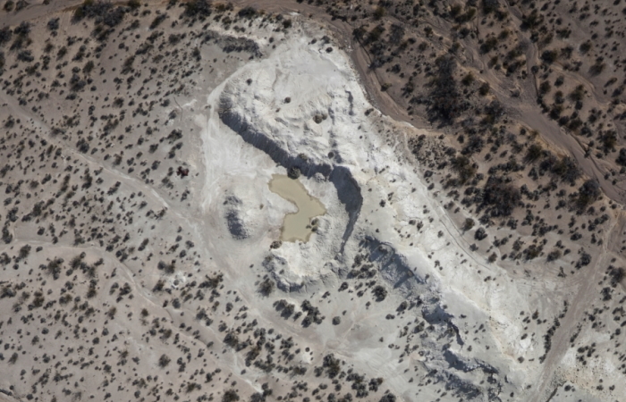 Natural color image of the Mojave Desert taken from the Falcon UAS