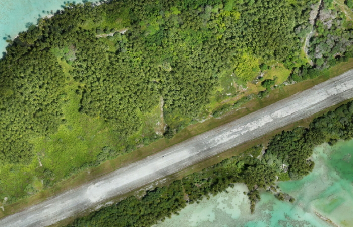 Ricoh image of Palmyra Atoll taken from a UAS